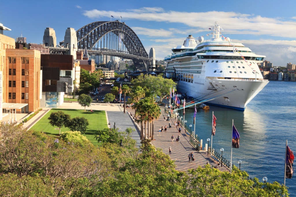 Circular Quay, Sydney, Australia jigsaw puzzle in Bridges puzzles on TheJigsawPuzzles.com