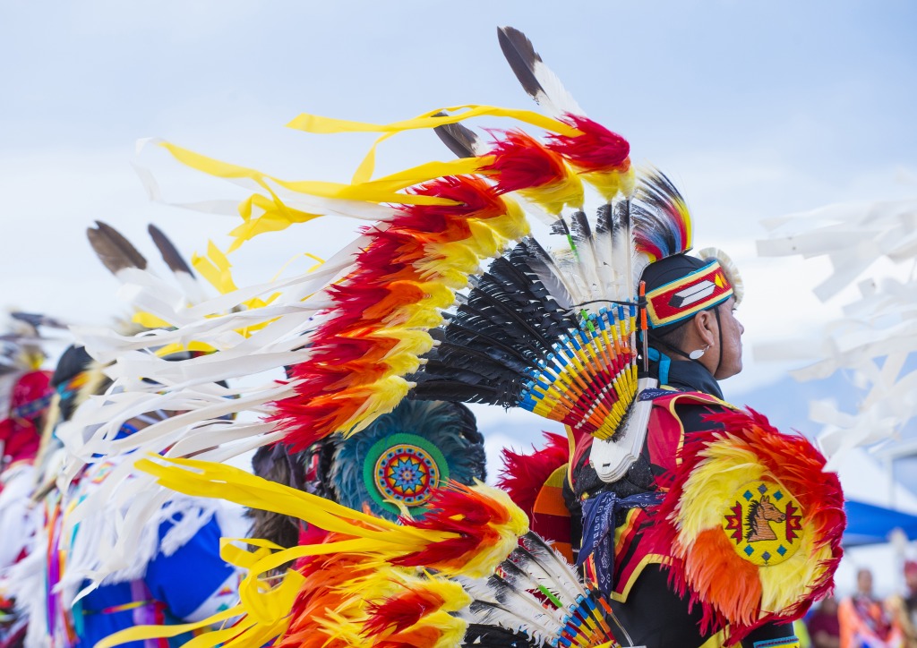 Paiute Tribe Pow Wow in Las Vegas jigsaw puzzle in People puzzles on TheJigsawPuzzles.com