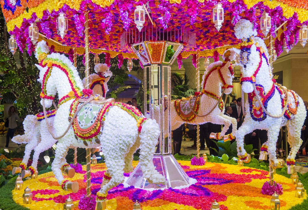 Wynn Hotel in Las Vegas jigsaw puzzle in Flowers puzzles on TheJigsawPuzzles.com