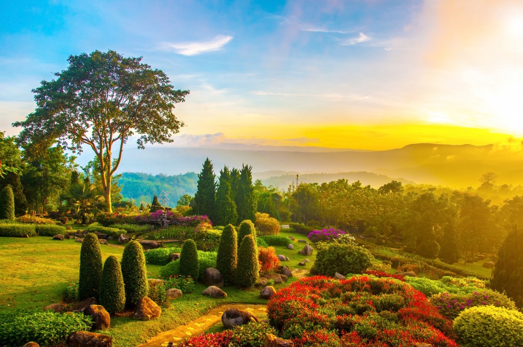 Beautiful Garden jigsaw puzzle in Great Sightings puzzles on TheJigsawPuzzles.com