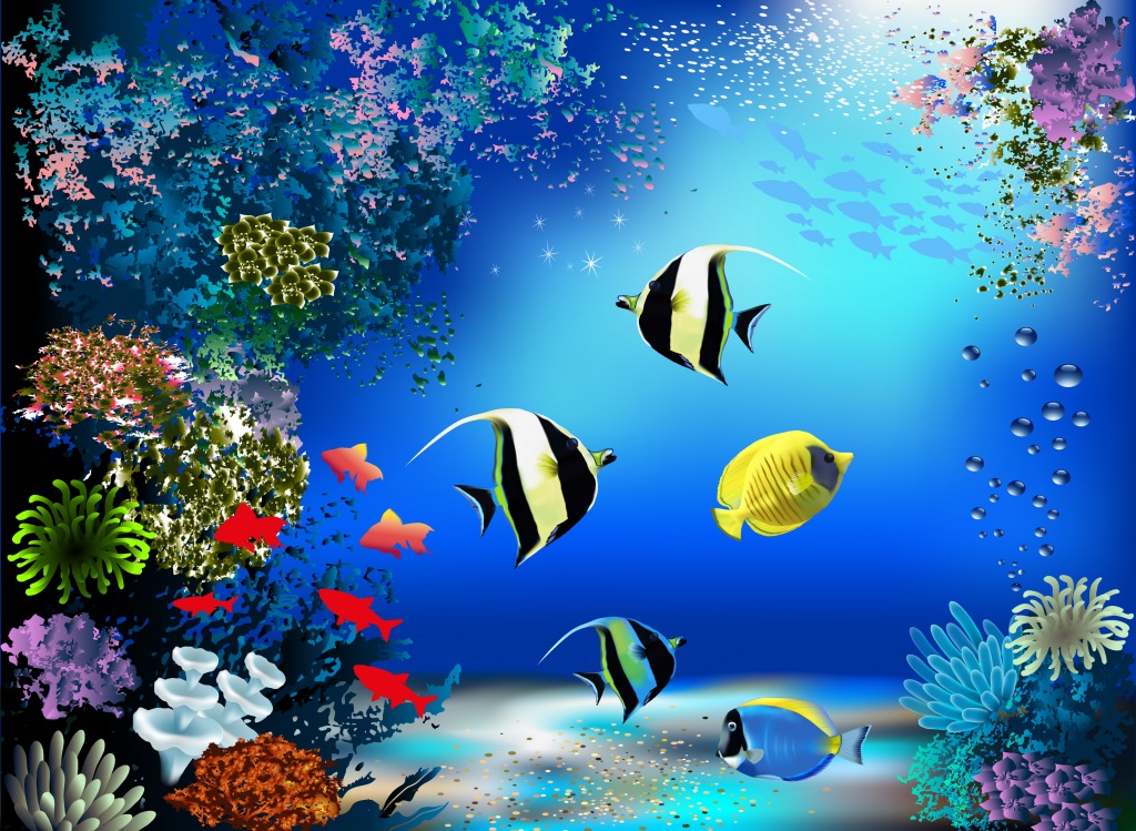 Underwater World jigsaw puzzle in Under the Sea puzzles on TheJigsawPuzzles.com