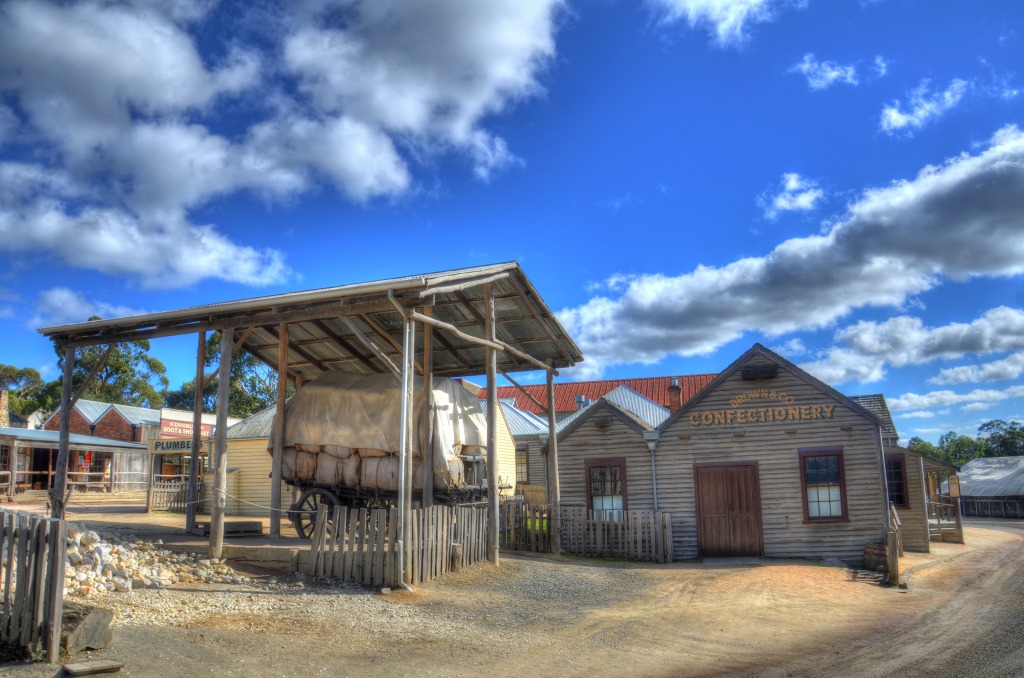 Brown & Co Confectionery, Sovereign Hill, Australia jigsaw puzzle in Street View puzzles on TheJigsawPuzzles.com