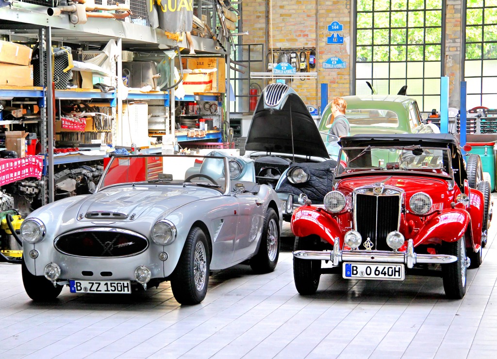 Museum of Vintage Cars in Berlin jigsaw puzzle in Cars & Bikes puzzles on TheJigsawPuzzles.com