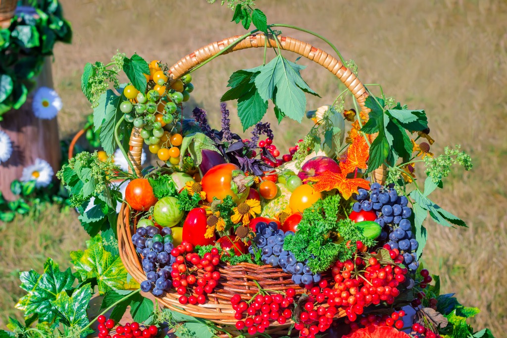 Fruit Basket jigsaw puzzle in Fruits & Veggies puzzles on TheJigsawPuzzles.com