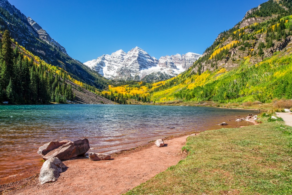 Maroon Bells, Aspen Colorado jigsaw puzzle in Great Sightings puzzles on TheJigsawPuzzles.com