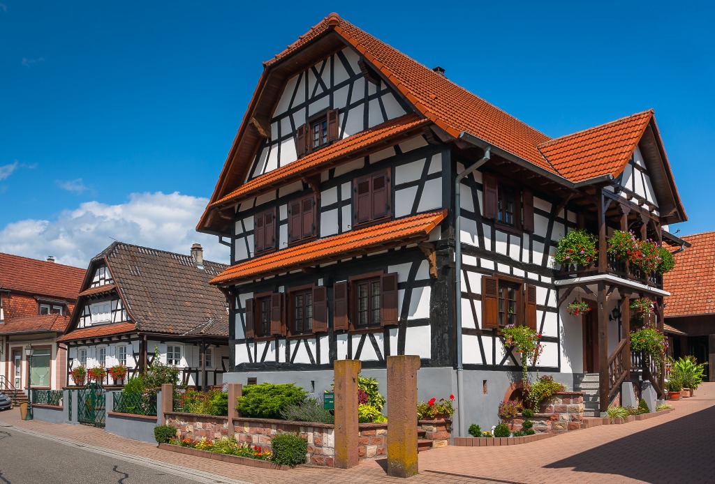 Seebach in Alsace, France jigsaw puzzle in Puzzle of the Day puzzles on TheJigsawPuzzles.com
