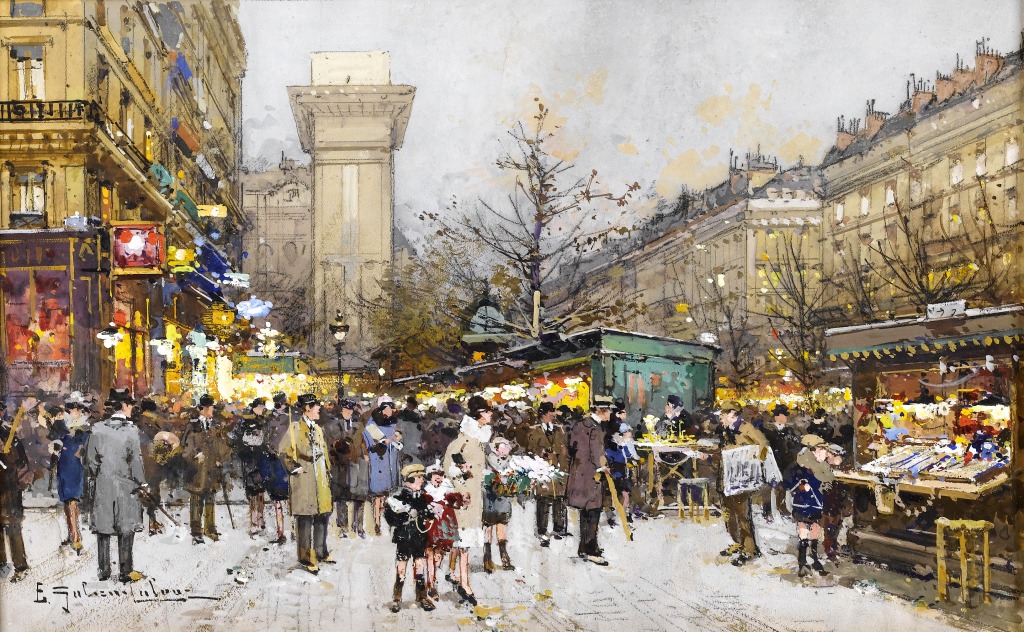 Paris, Porte Saint-Denis jigsaw puzzle in Piece of Art puzzles on TheJigsawPuzzles.com