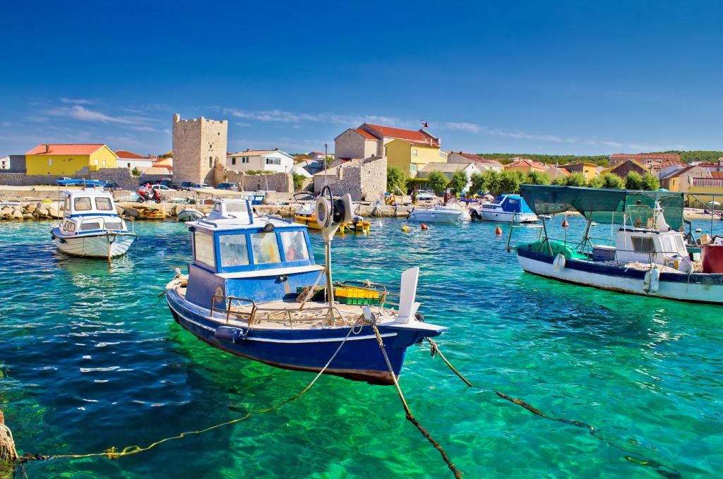 Town of Razanac, Croatia jigsaw puzzle in Great Sightings puzzles on TheJigsawPuzzles.com