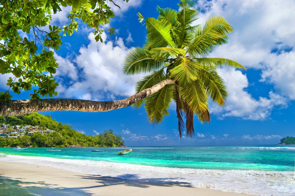 Idyllic Beach, Seychelles jigsaw puzzle in Great Sightings puzzles on TheJigsawPuzzles.com