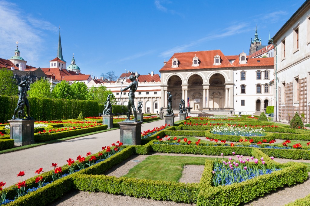 Wallenstein Palace in Prague jigsaw puzzle in Puzzle of the Day puzzles on TheJigsawPuzzles.com