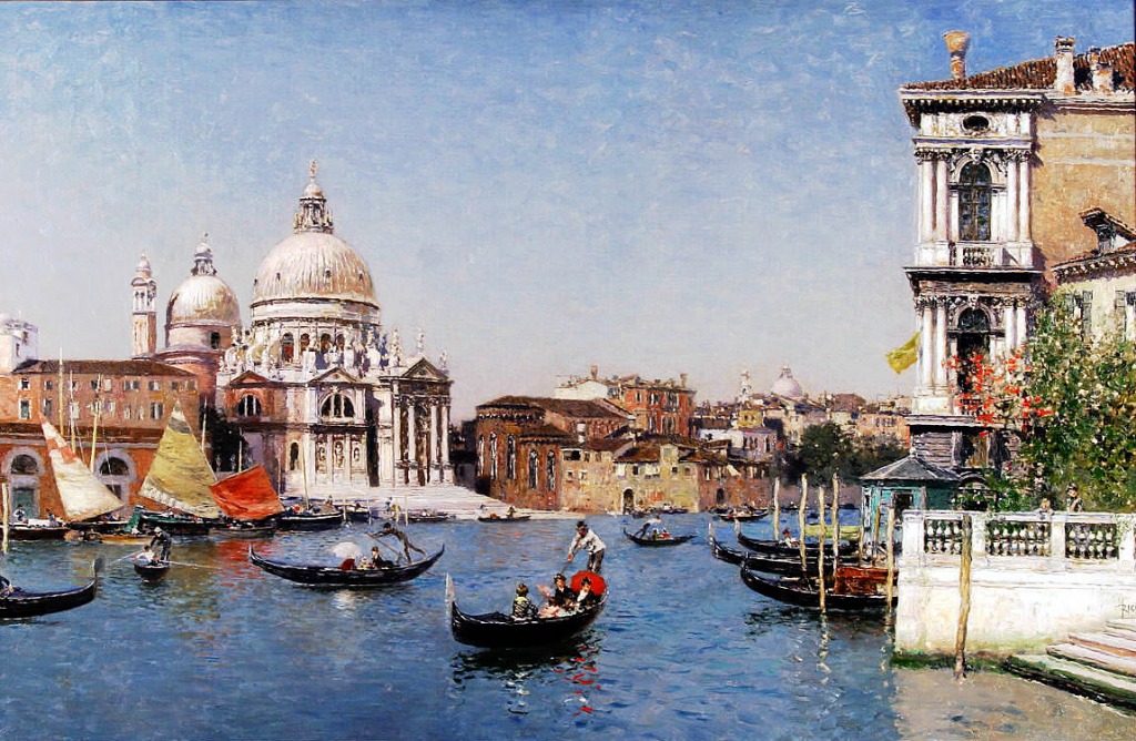 The Grand Canal, Venice jigsaw puzzle in Piece of Art puzzles on TheJigsawPuzzles.com