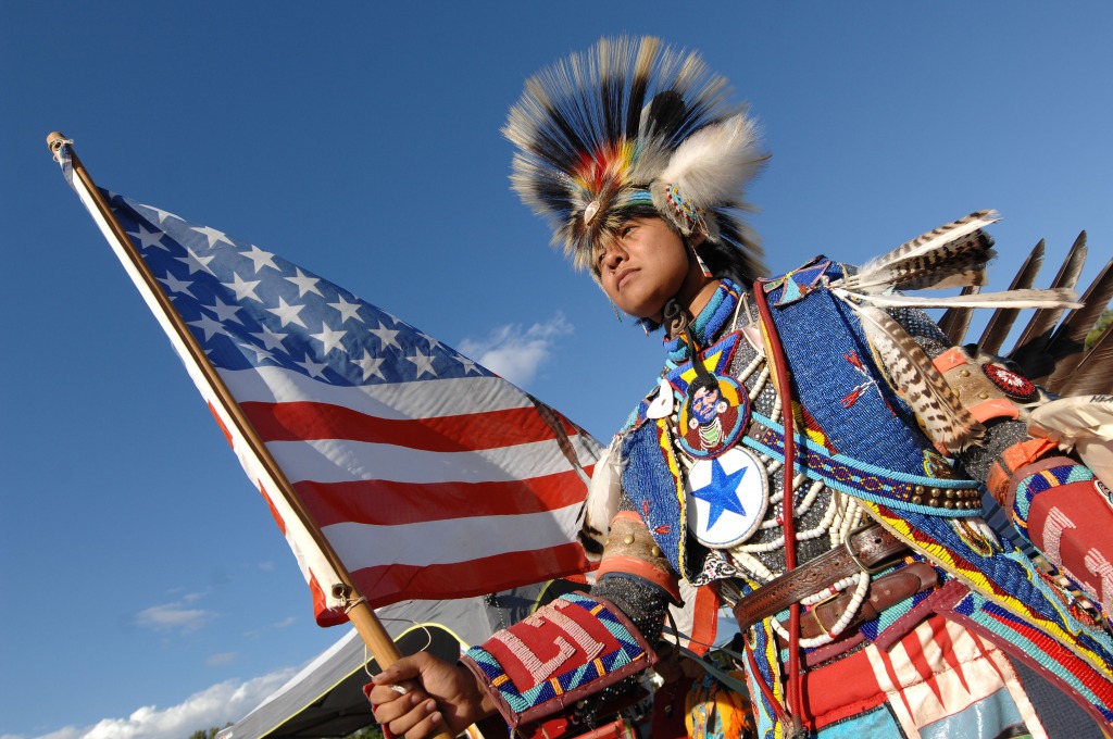 Squamish Nation Pow Wow in West Vancouver jigsaw puzzle in People puzzles on TheJigsawPuzzles.com