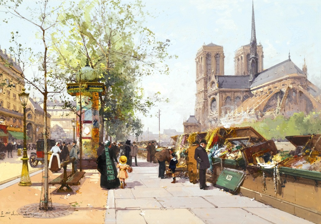 Notre Dame de Paris jigsaw puzzle in Piece of Art puzzles on TheJigsawPuzzles.com