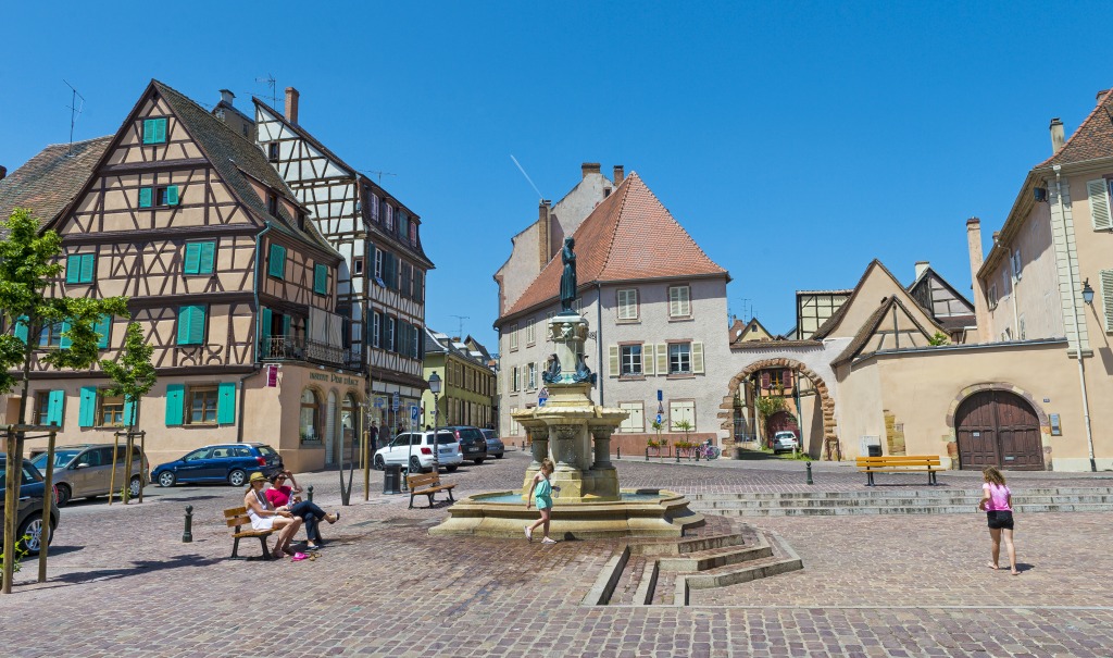 Colmar, Alsace, France jigsaw puzzle in Street View puzzles on TheJigsawPuzzles.com