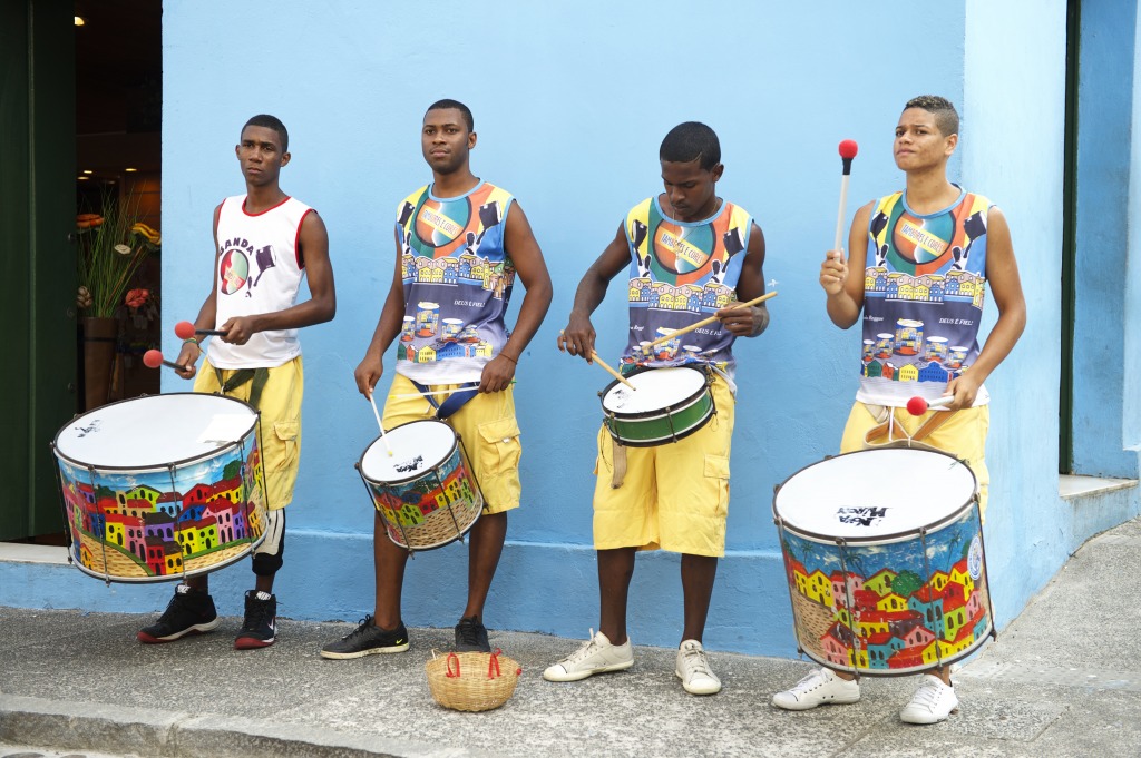 Brazilian Drum Band jigsaw puzzle in People puzzles on TheJigsawPuzzles.com