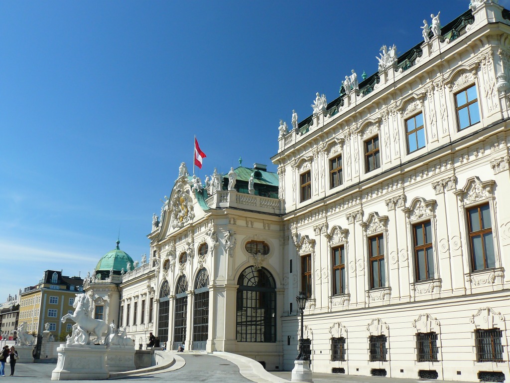 Belvedere Palace, Vienna, Austria jigsaw puzzle in Castles puzzles on TheJigsawPuzzles.com