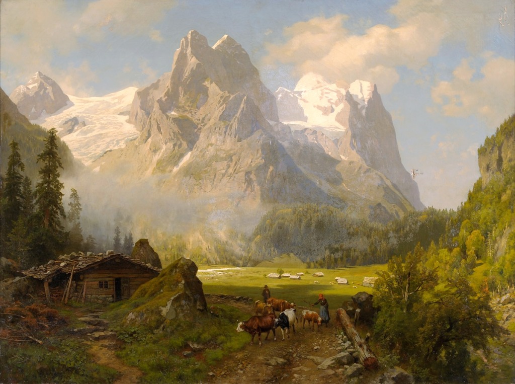 Matterhorn (mistitled by the artist) jigsaw puzzle in Piece of Art puzzles on TheJigsawPuzzles.com