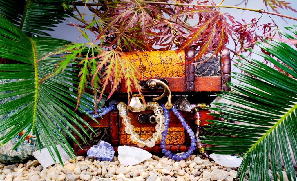 Treasure Chest jigsaw puzzle in Macro puzzles on TheJigsawPuzzles.com