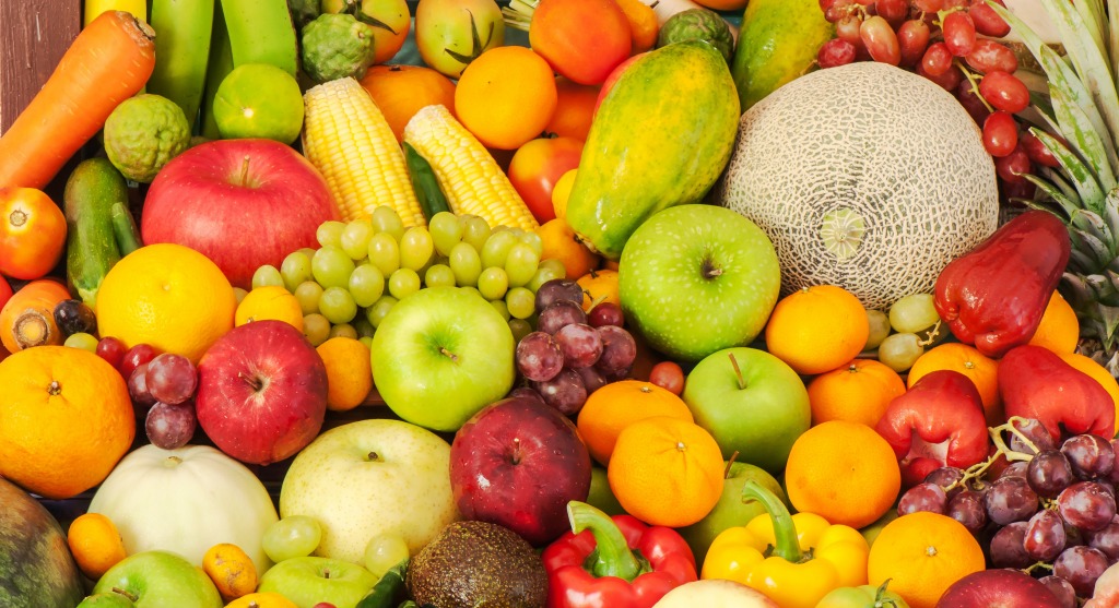 Fruits and Vegetables jigsaw puzzle in Fruits & Veggies puzzles on TheJigsawPuzzles.com