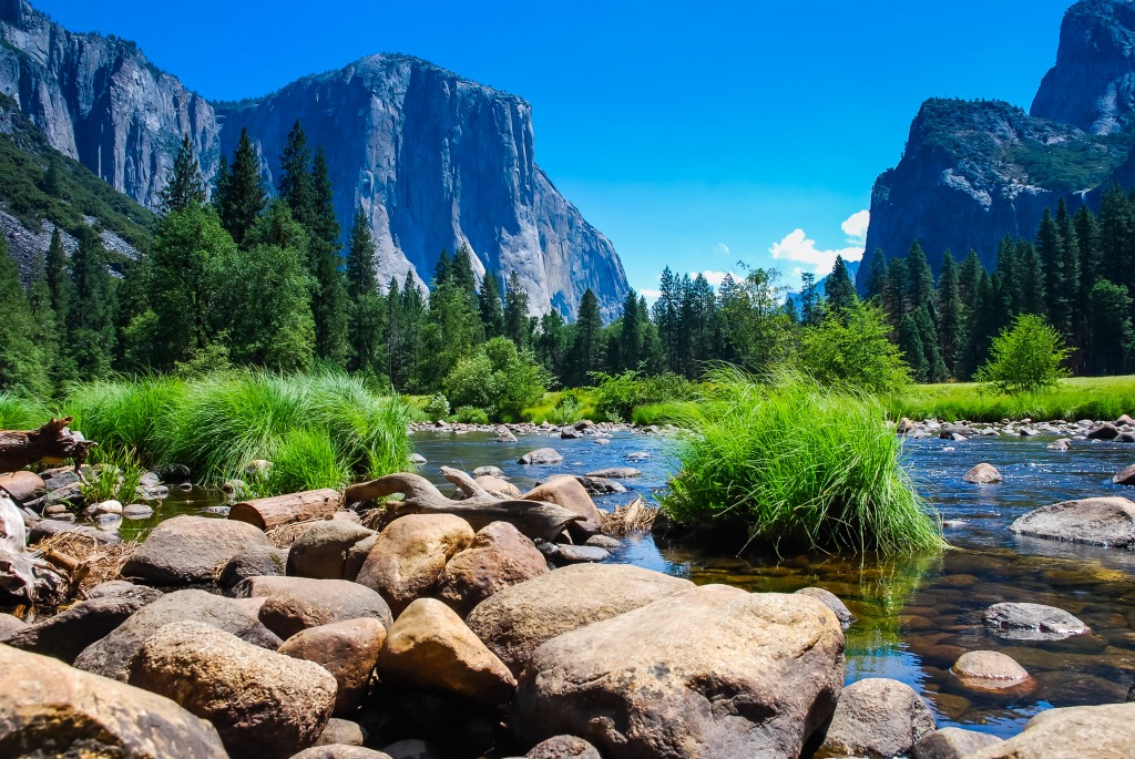 El Capitan, Yosemite National Park jigsaw puzzle in Great Sightings puzzles on TheJigsawPuzzles.com