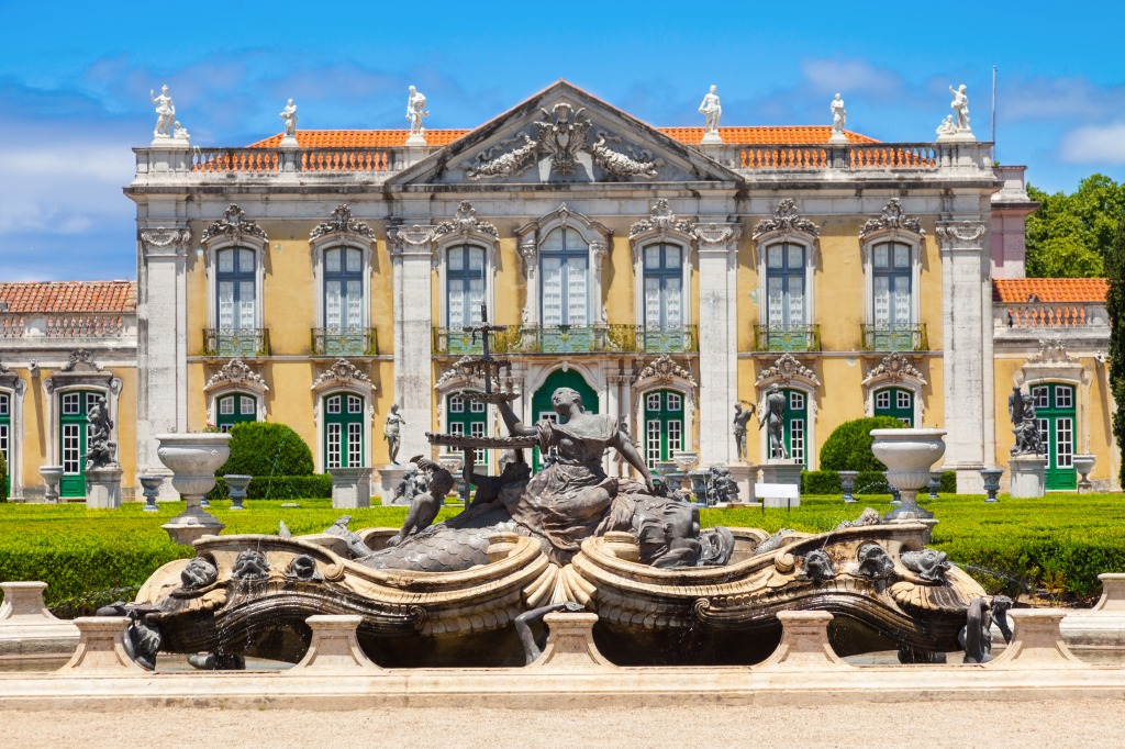 Queluz National Palace, Portugal jigsaw puzzle in Castles puzzles on TheJigsawPuzzles.com