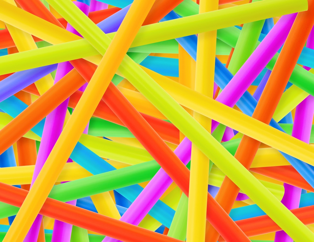 Drinking Straws jigsaw puzzle in Macro puzzles on TheJigsawPuzzles.com