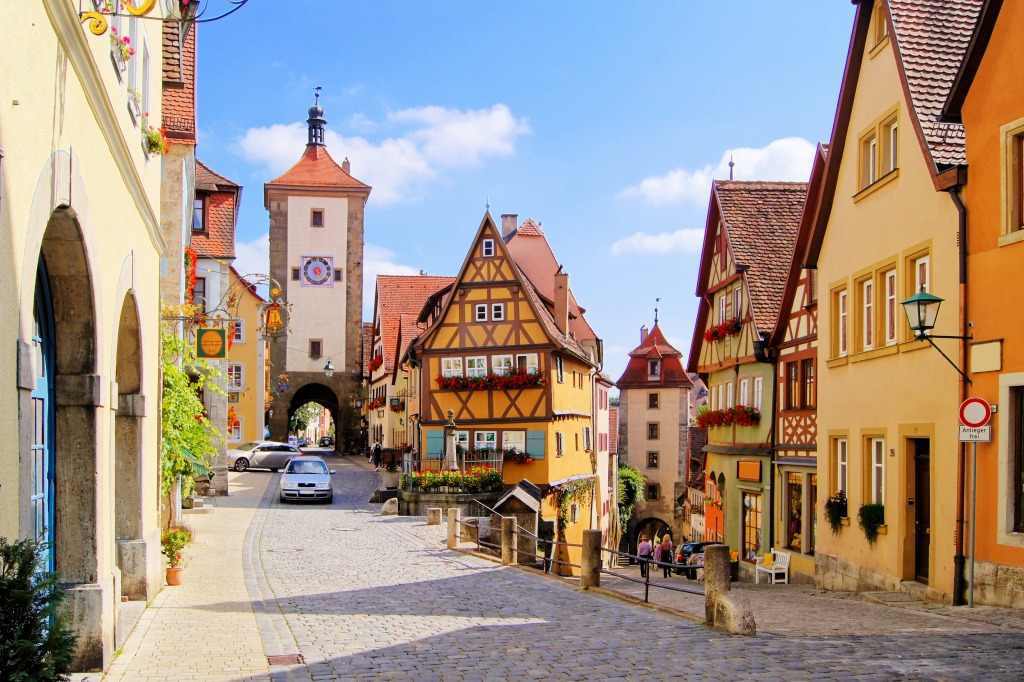 Rothenburg Ob der Tauber, Germany jigsaw puzzle in Street View puzzles on TheJigsawPuzzles.com