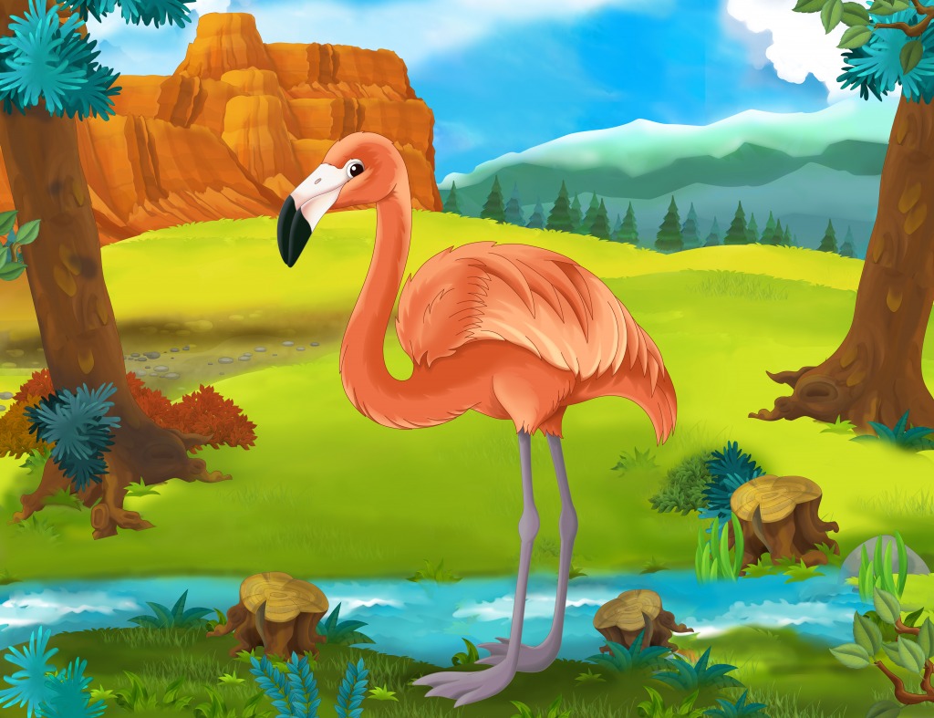 Flamingo jigsaw puzzle in Animals puzzles on TheJigsawPuzzles.com