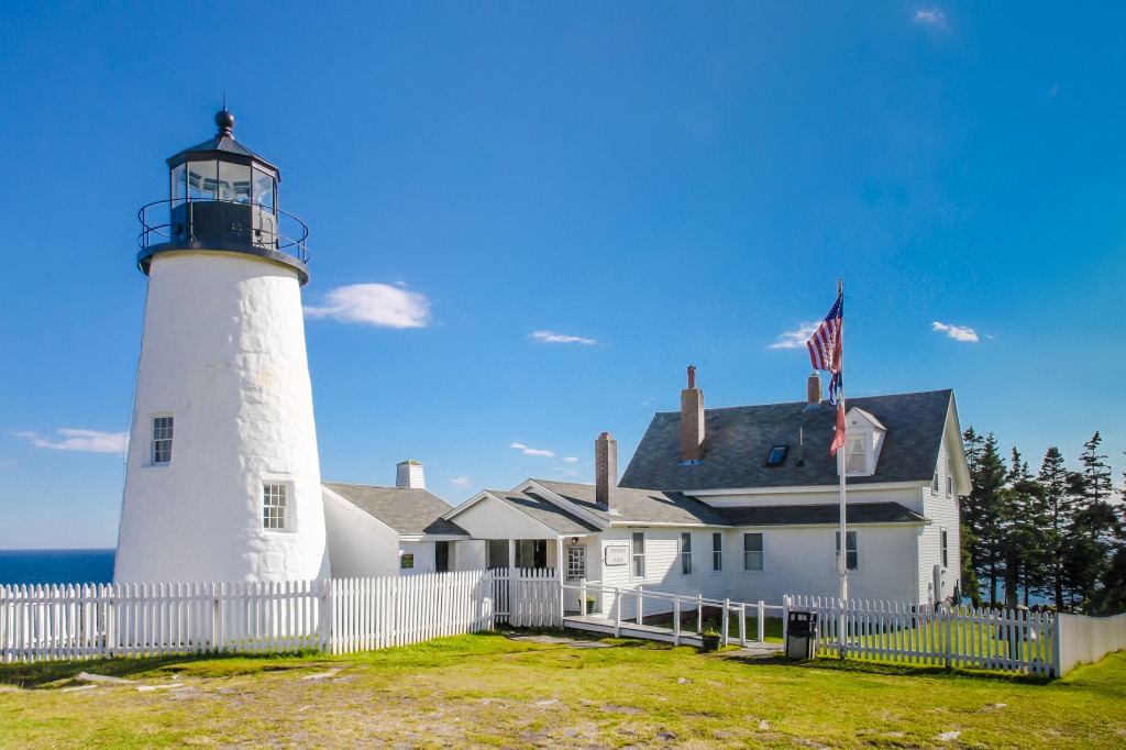 Pemaquid Point Lighthouse, Maine, USA jigsaw puzzle in Great Sightings puzzles on TheJigsawPuzzles.com