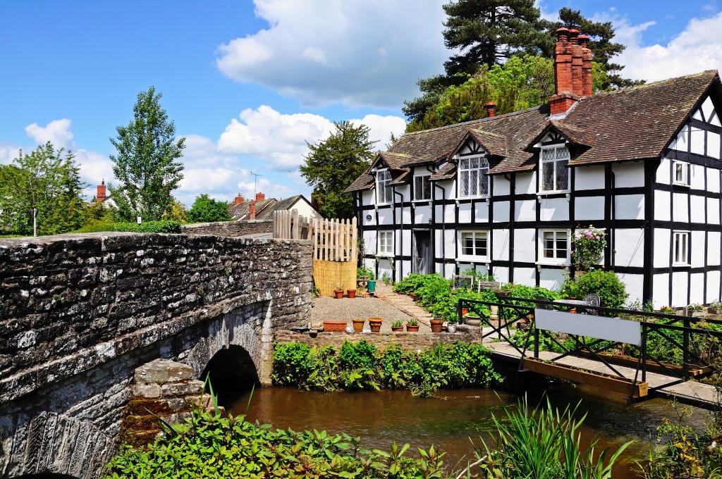 Eardisland, Herefordshire, England jigsaw puzzle in Bridges puzzles on TheJigsawPuzzles.com