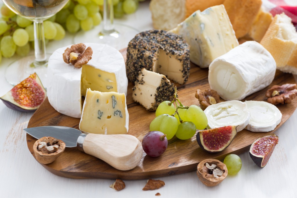 Cheese Platter jigsaw puzzle in Food & Bakery puzzles on TheJigsawPuzzles.com