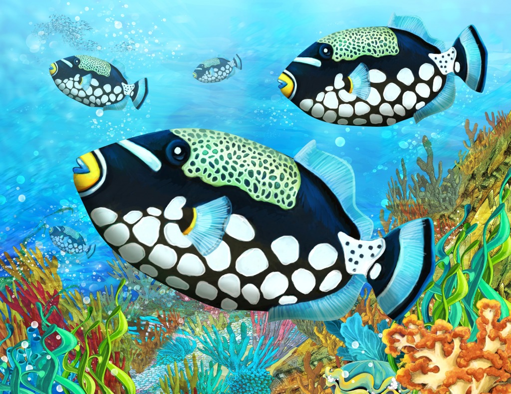 The Coral Reef jigsaw puzzle in Under the Sea puzzles on TheJigsawPuzzles.com