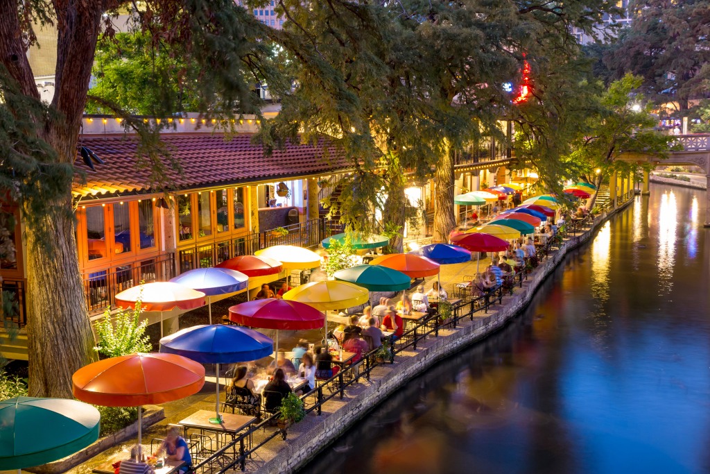 River Walk in San Antonio jigsaw puzzle in Great Sightings puzzles on TheJigsawPuzzles.com