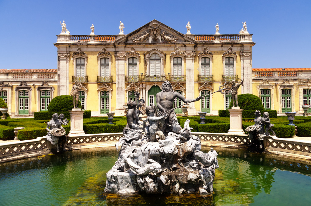 Queluz National Palace, Sintra, Portugal jigsaw puzzle in Castles puzzles on TheJigsawPuzzles.com