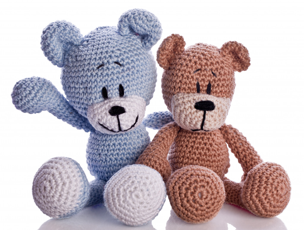 Teddy Bear Relationship jigsaw puzzle in Handmade puzzles on TheJigsawPuzzles.com