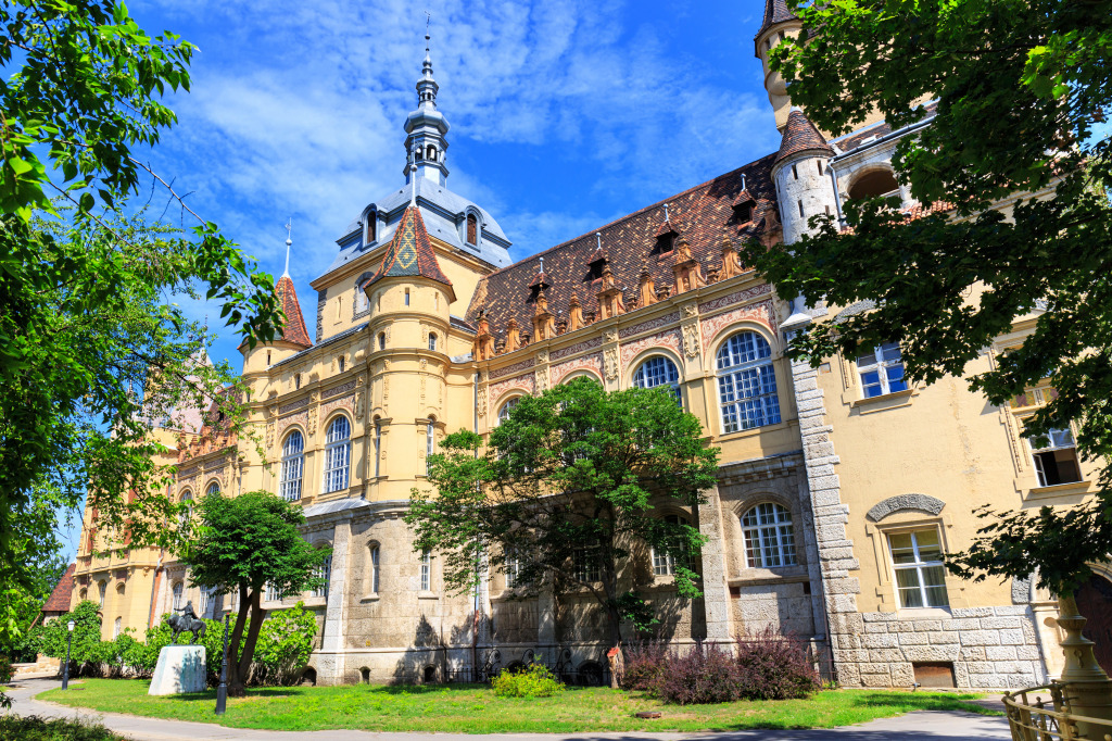 Vajdahunyad Castle in Budapest, Hungary jigsaw puzzle in Castles puzzles on TheJigsawPuzzles.com