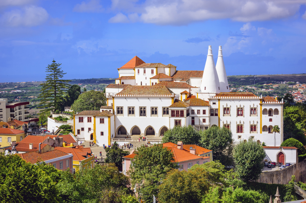 Sintra National Palace, Portugal jigsaw puzzle in Castles puzzles on TheJigsawPuzzles.com
