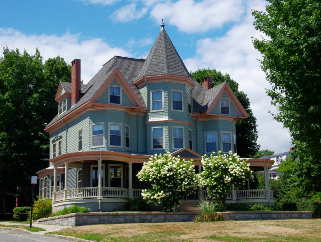 Victorian House in Portland, Maine jigsaw puzzle in Street View puzzles on TheJigsawPuzzles.com