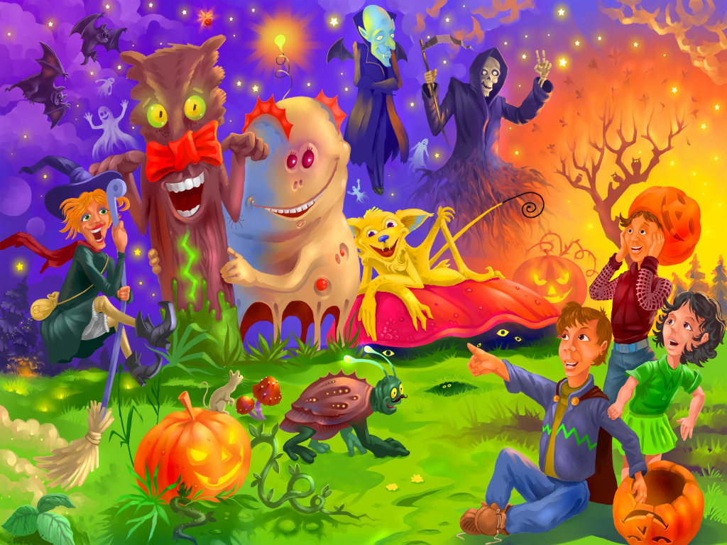 Happy Halloween! jigsaw puzzle in Puzzle of the Day puzzles on TheJigsawPuzzles.com