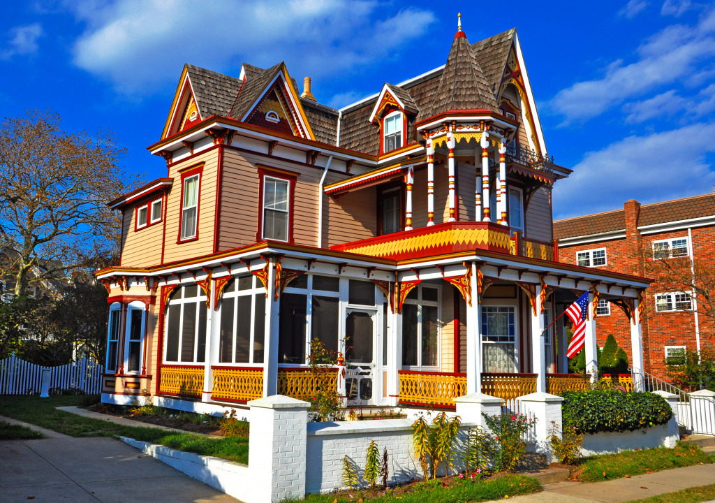 Victorian House in Cape May, New Jersey jigsaw puzzle in Street View puzzles on TheJigsawPuzzles.com