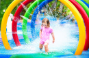 Running Through a Fountain