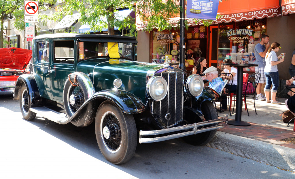 1929 Franklin Air Cooled in Ann Arbor MI jigsaw puzzle in Cars & Bikes puzzles on TheJigsawPuzzles.com