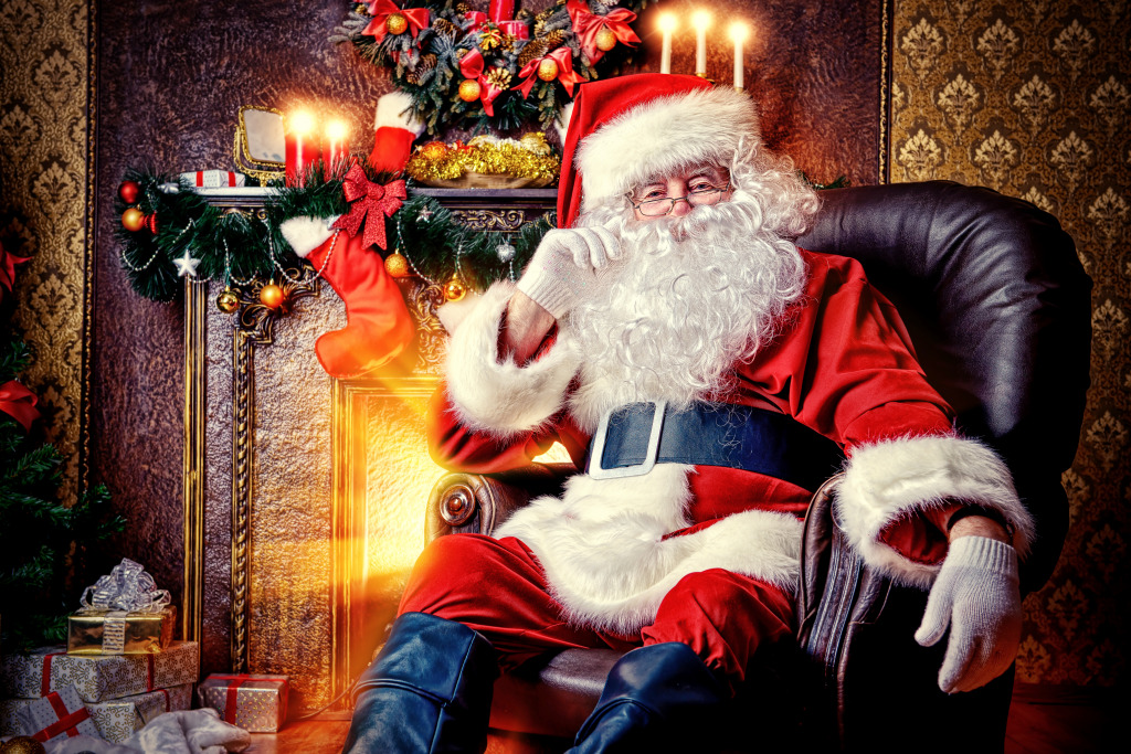 Santa Claus jigsaw puzzle in Christmas & New Year puzzles on TheJigsawPuzzles.com