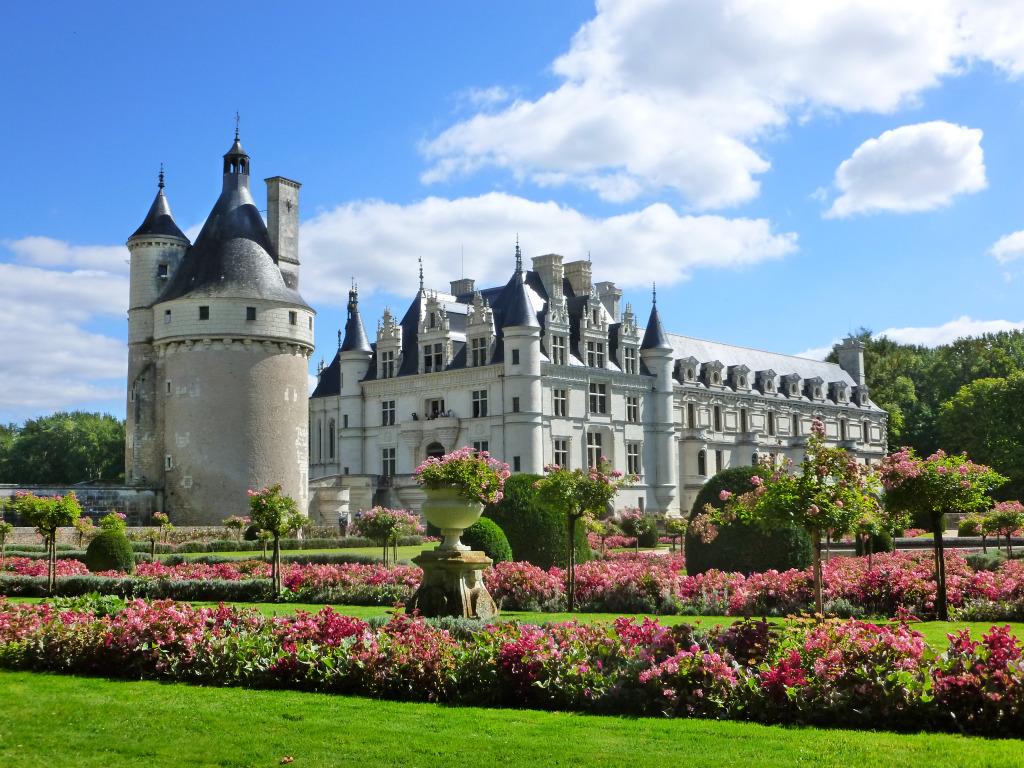 Château de Chenonceau, France jigsaw puzzle in Castles puzzles on TheJigsawPuzzles.com