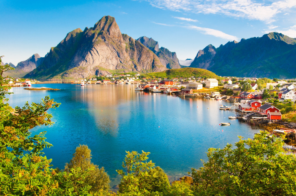 Lofoten Islands, Norway jigsaw puzzle in Puzzle of the Day puzzles on TheJigsawPuzzles.com