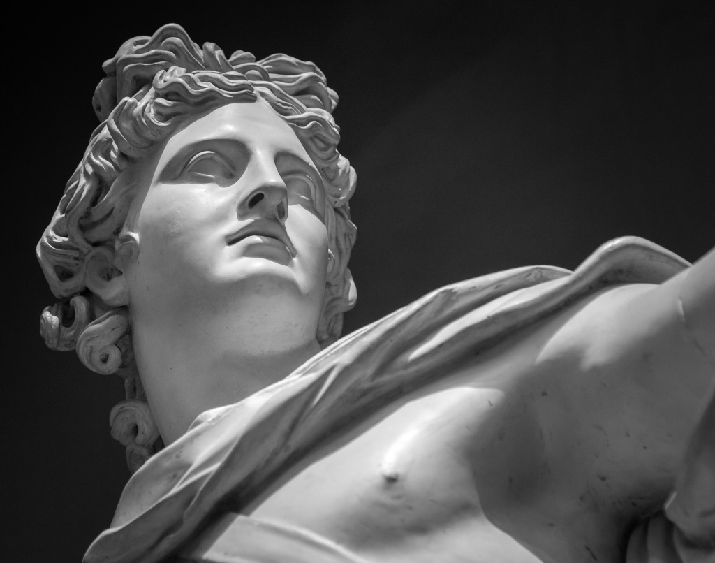 Apollo Belvedere Statue jigsaw puzzle in Macro puzzles on TheJigsawPuzzles.com