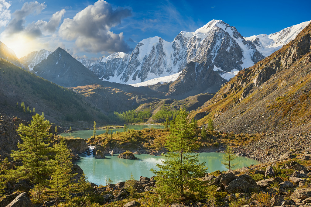 Chuya Ridge, Altai Mountains, Siberia jigsaw puzzle in Great Sightings puzzles on TheJigsawPuzzles.com