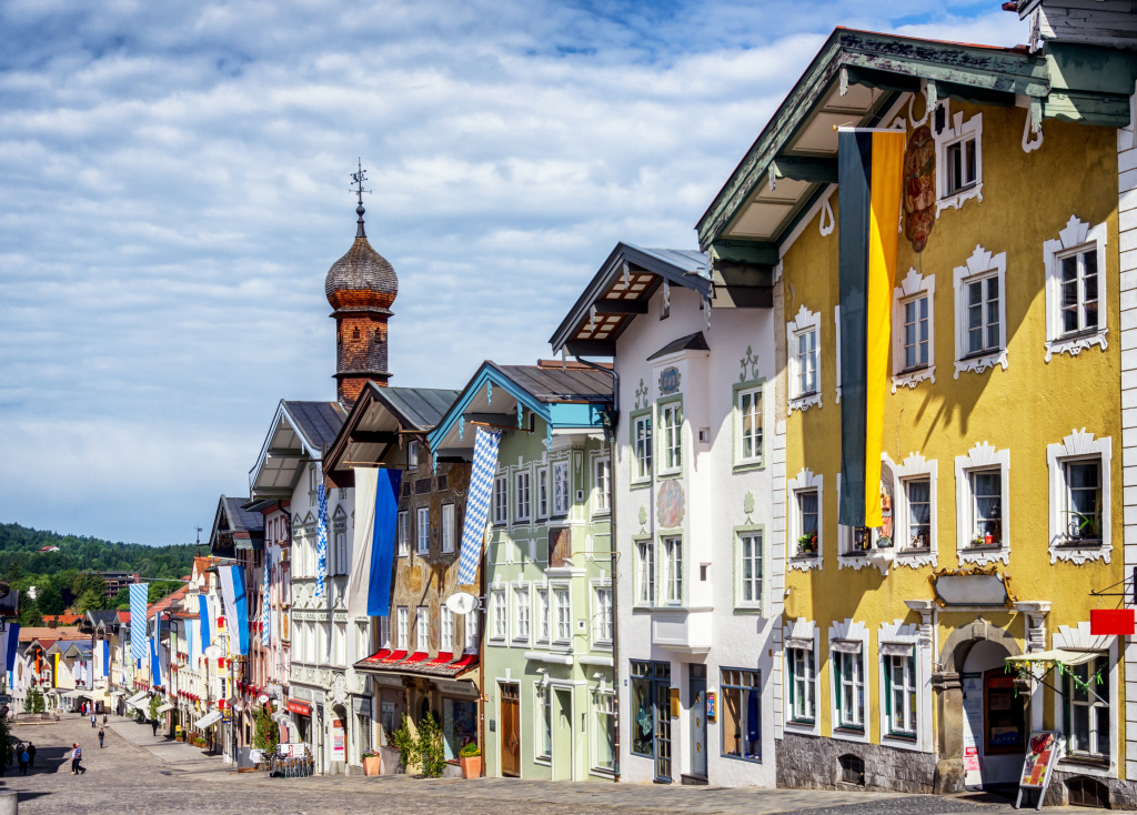 Old Town of Bad Toelz, Germany jigsaw puzzle in Street View puzzles on TheJigsawPuzzles.com