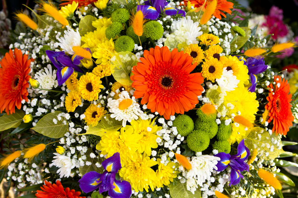 Bouquet of Flowers jigsaw puzzle in Flowers puzzles on TheJigsawPuzzles.com
