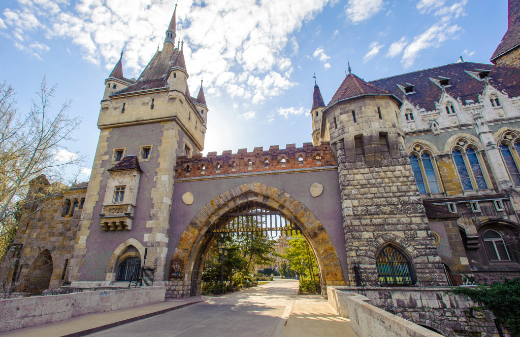 Vajdahunyad Castle, Budapest, Hungary jigsaw puzzle in Castles puzzles on TheJigsawPuzzles.com